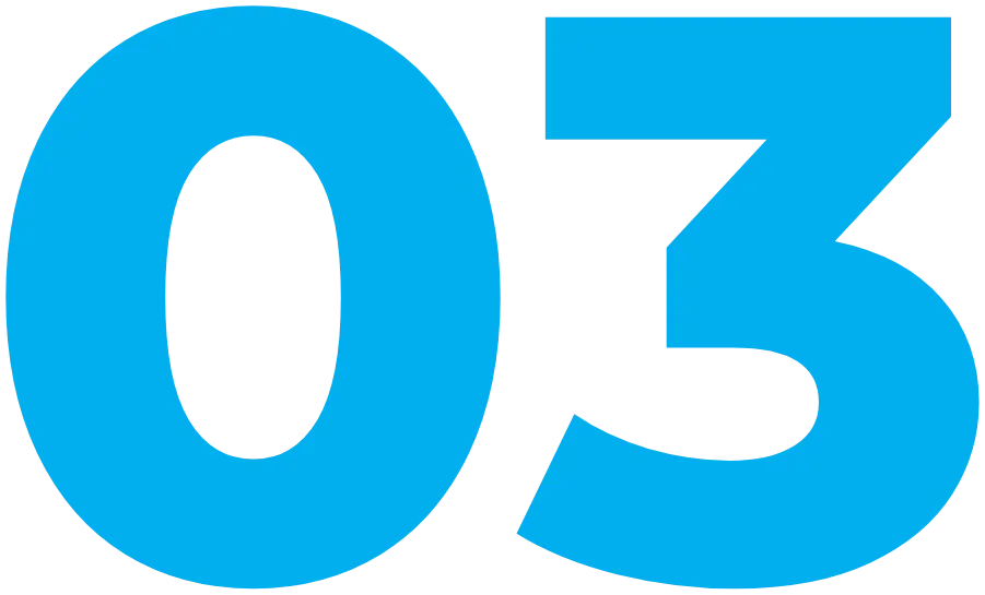 number 03 icon